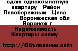 сдаю однокомнатную квартиру › Район ­ Левобережный › Цена ­ 10 000 - Воронежская обл., Воронеж г. Недвижимость » Квартиры сниму   